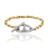 Yellow and White Gold Diamond Bracelet