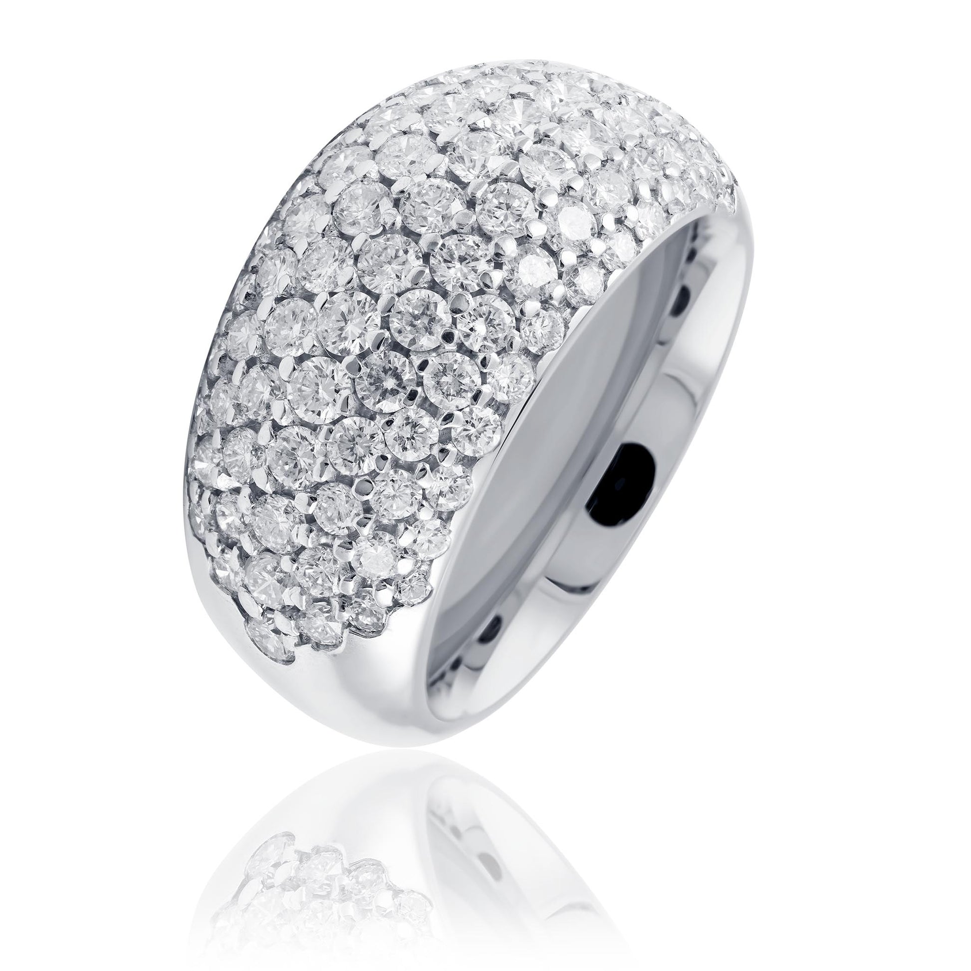 Pave Set Diamond Cocktail Ring