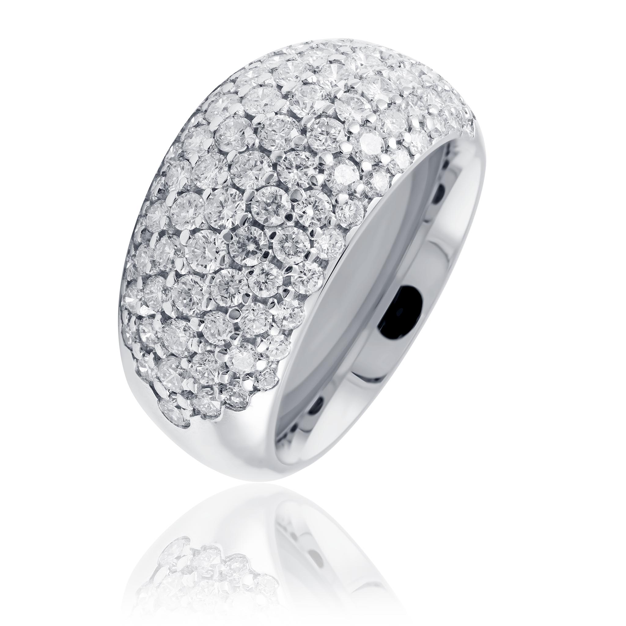 Pave Set Diamond Cocktail Ring