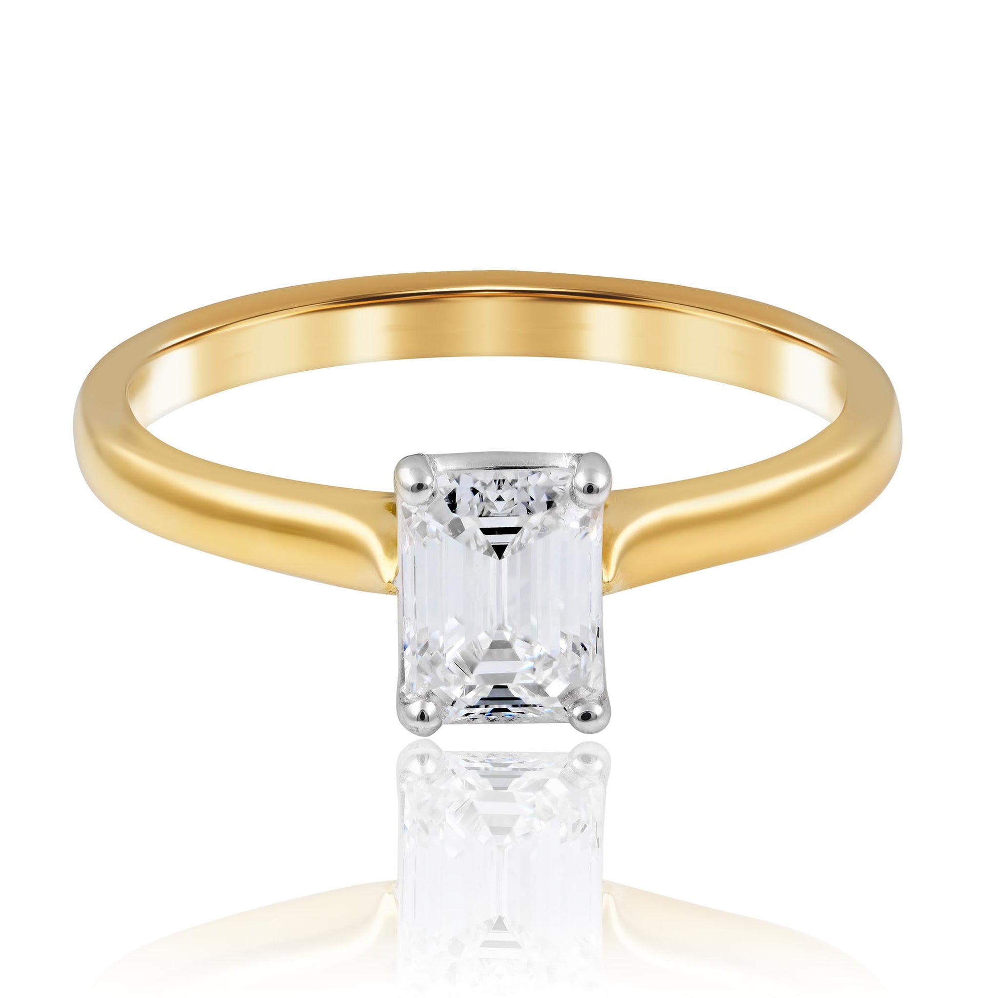 0.80ct Emerald Cut Diamond