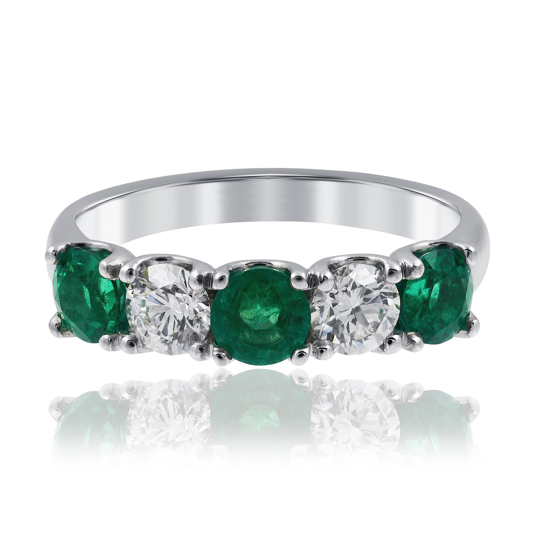 Emerald and Diamond ring