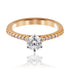 0.50ct diamond engagement ring rose gold