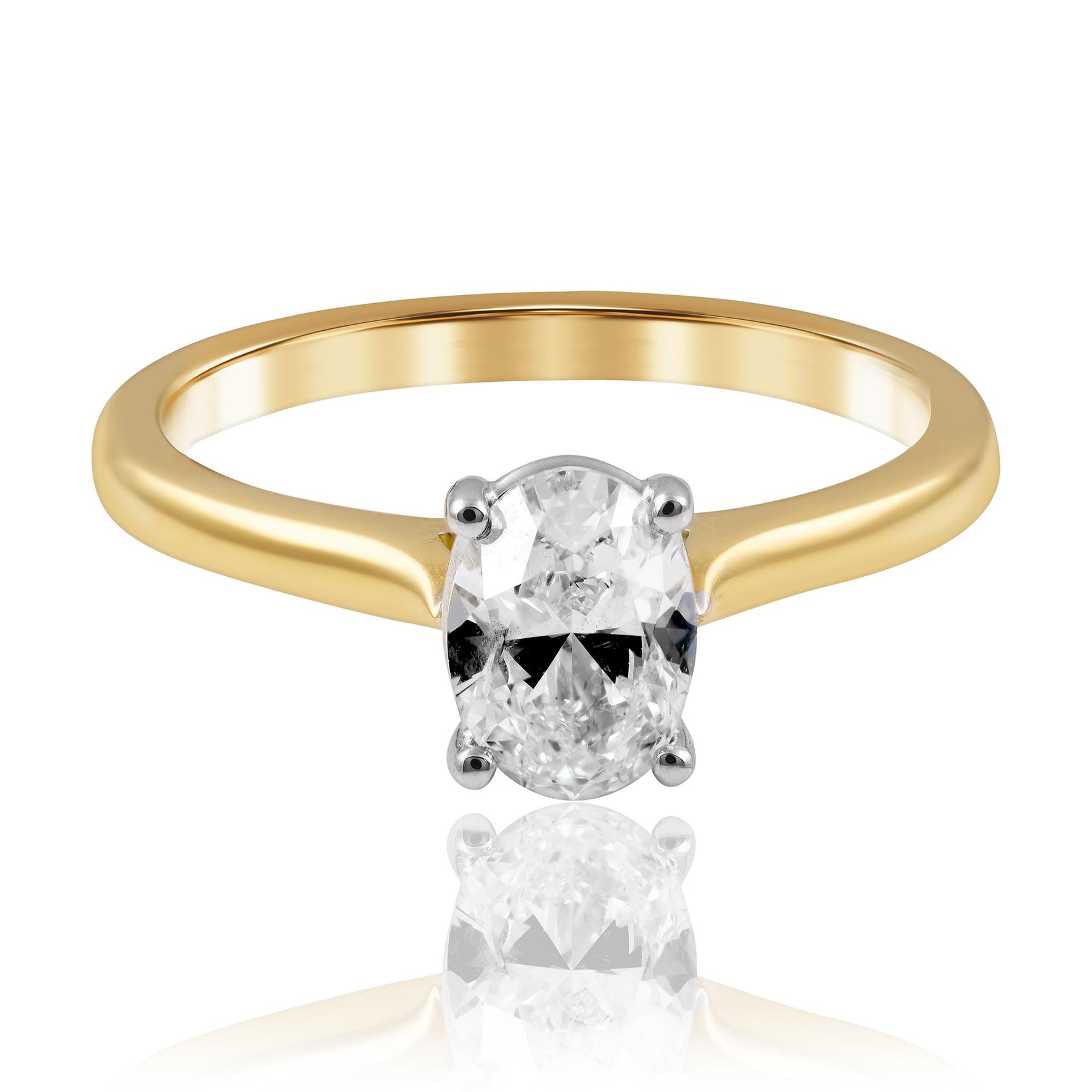Oval Diamond Engagement Ring Brisbane