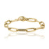 Yellow Gold Oval Link Bracelet