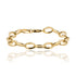 Oval link gold bracelet