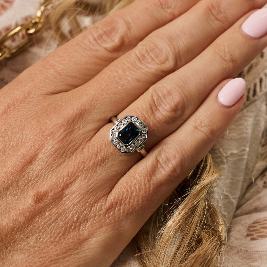 Emerald Cut Australian Sapphire