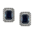 Sapphire and Diamond Studs