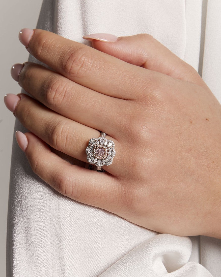 Pink Diamond Ring Brisbane