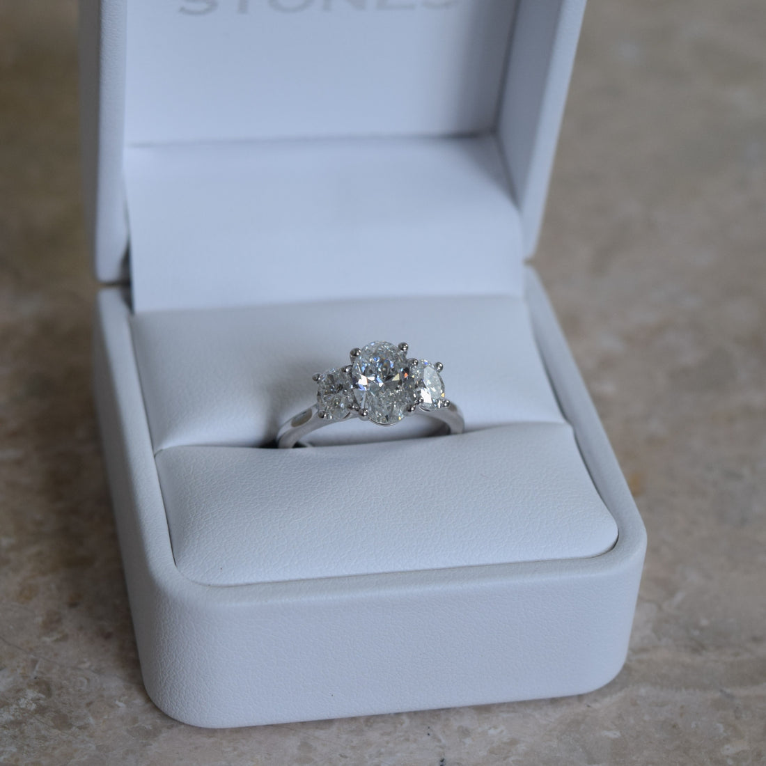 1.50ct Oval Cut Diamond Trilogy