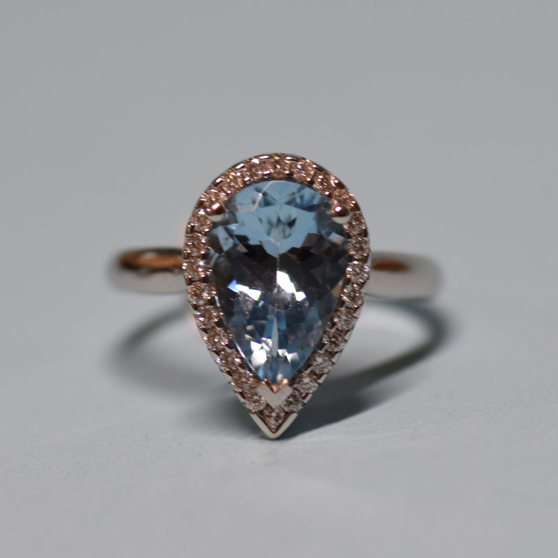 Aquamarine and Diamond Ring Brisbane