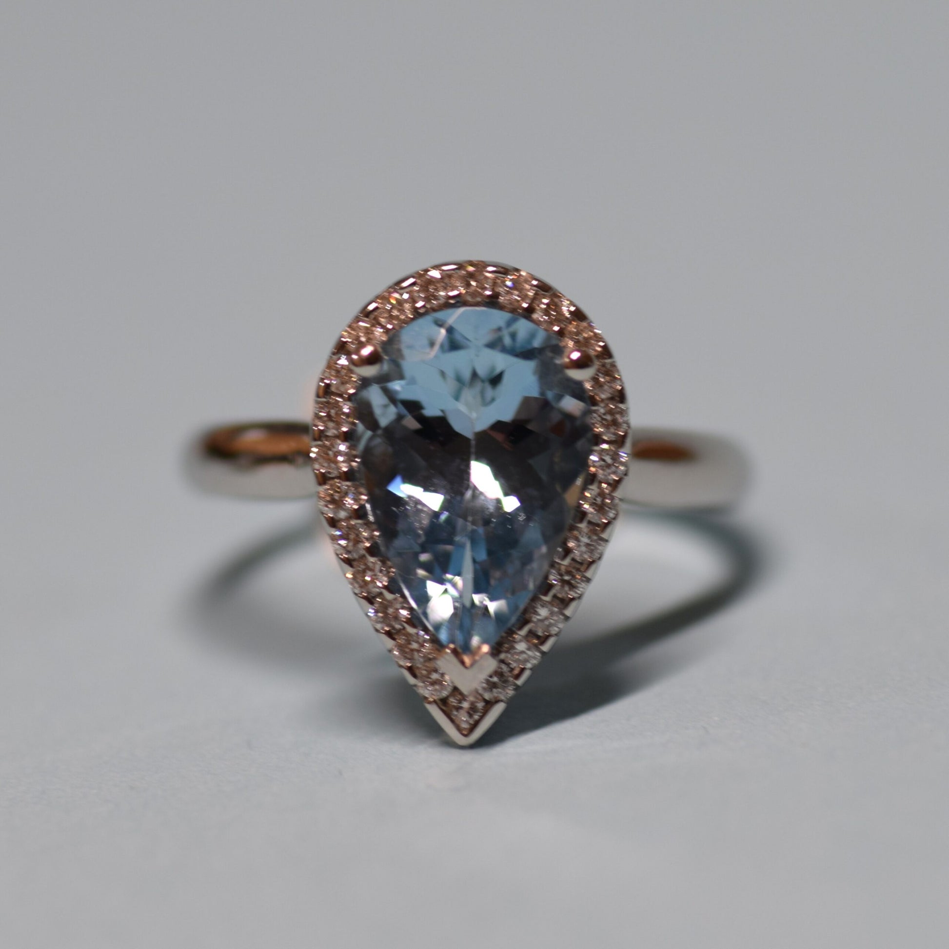 Aquamarine and Diamond Ring Brisbane
