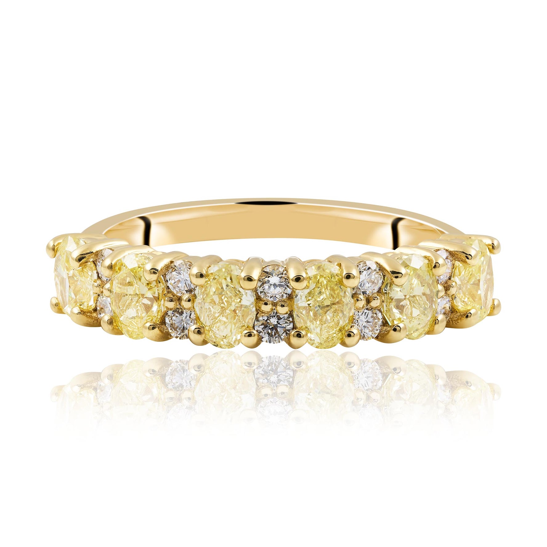 Fancy Intense Yellow Diamond Ring