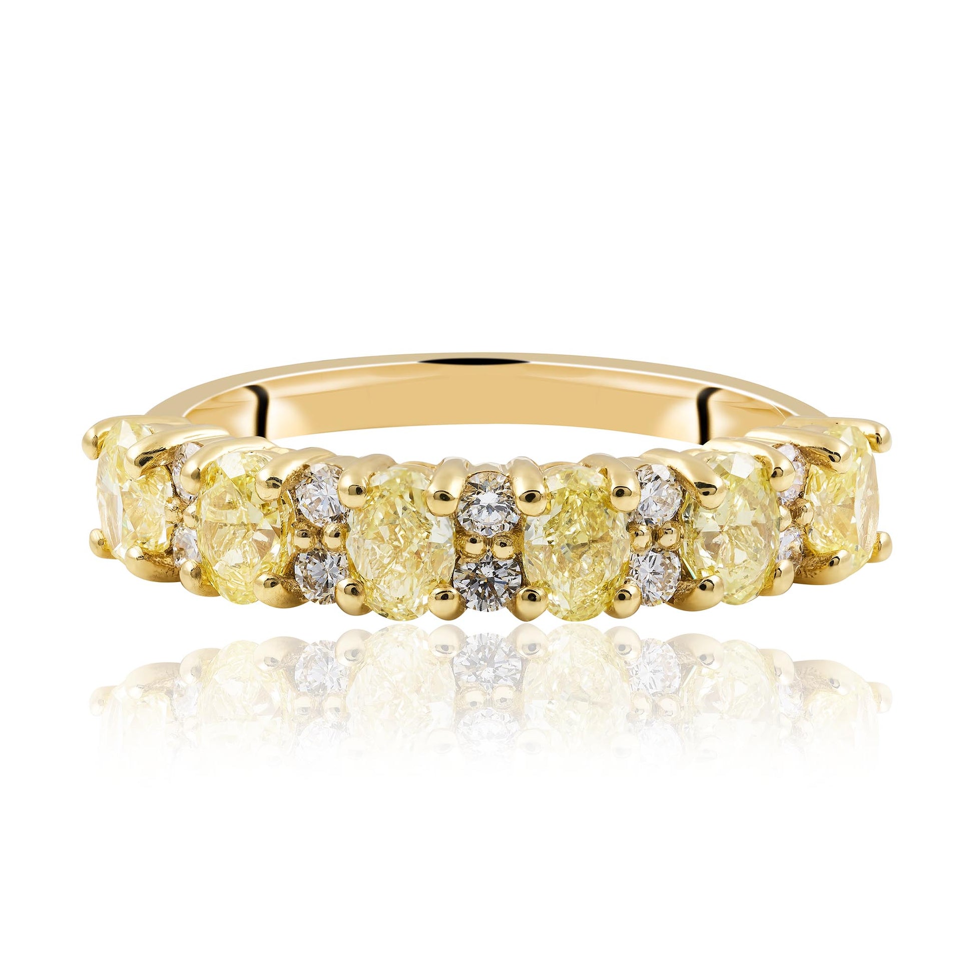 Fancy Intense Yellow Diamond Ring