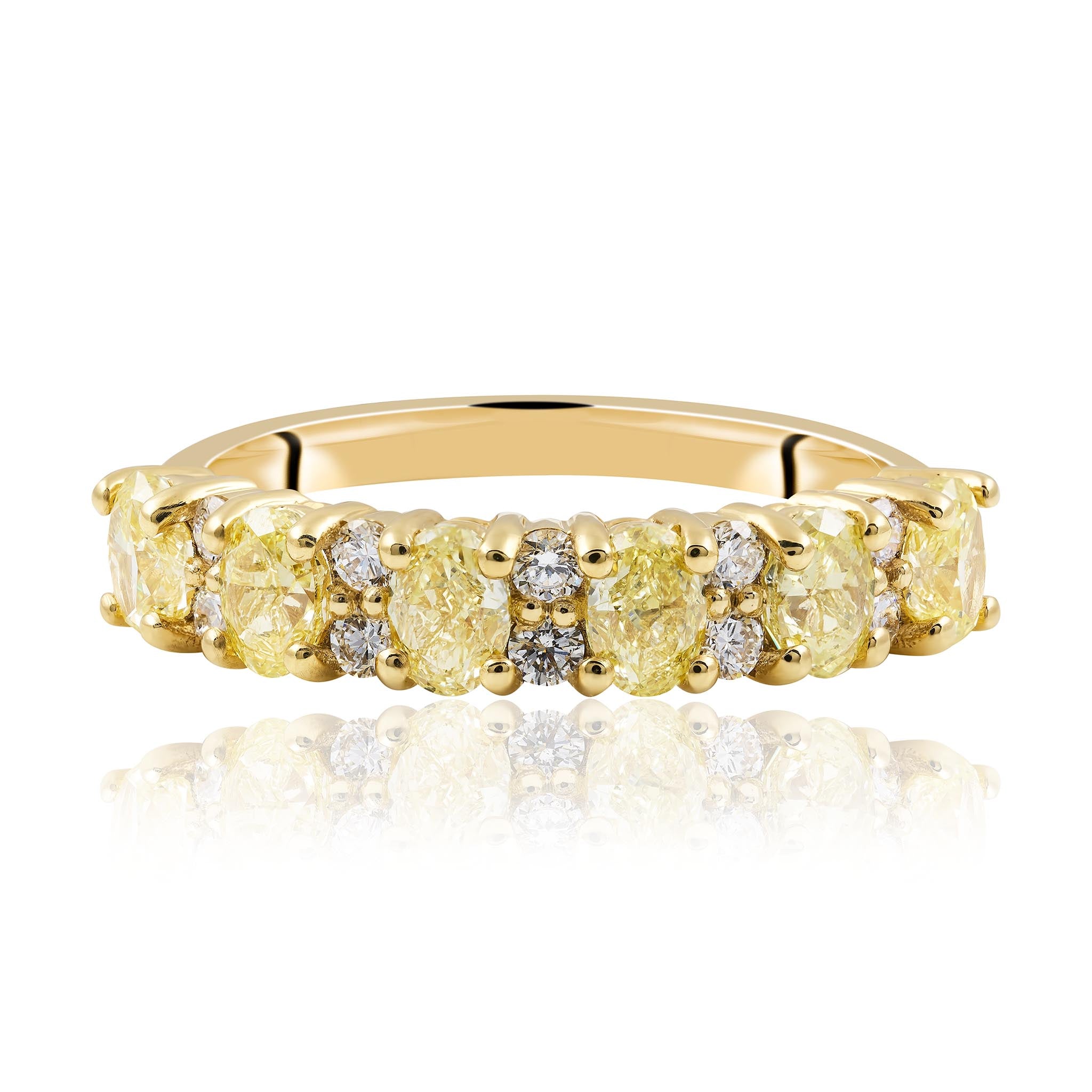 Fancy Intense Yellow Diamond Ring