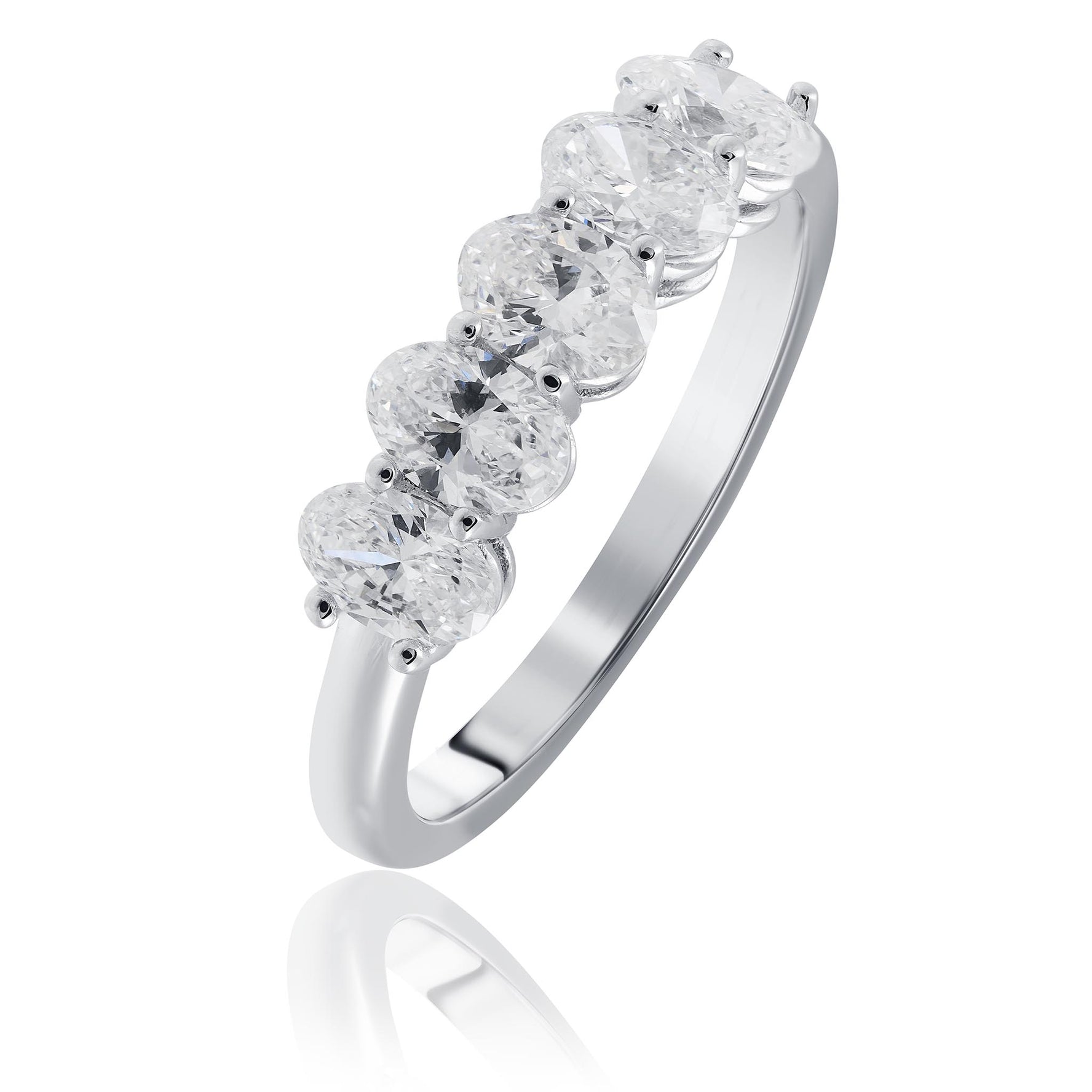 Oval Cut Diamond Wedding Ring