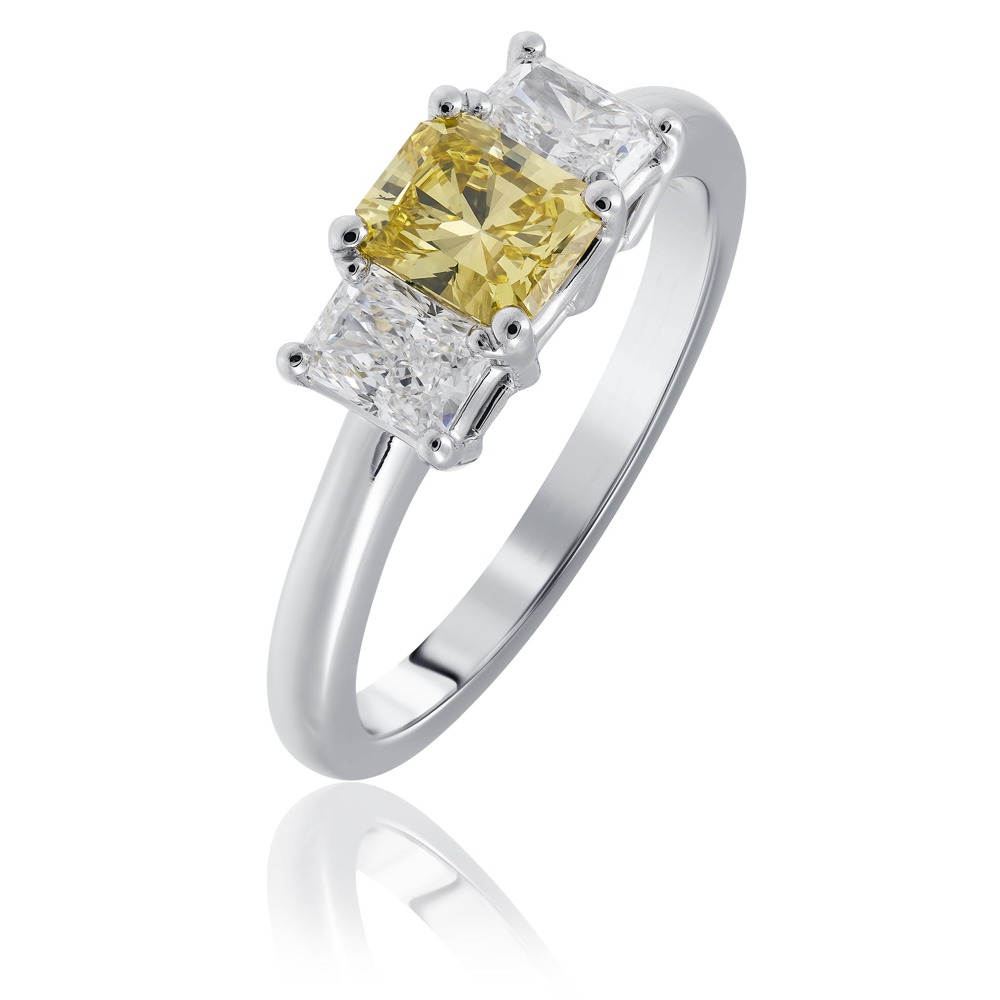 Yellow Diamond Engagement Ring