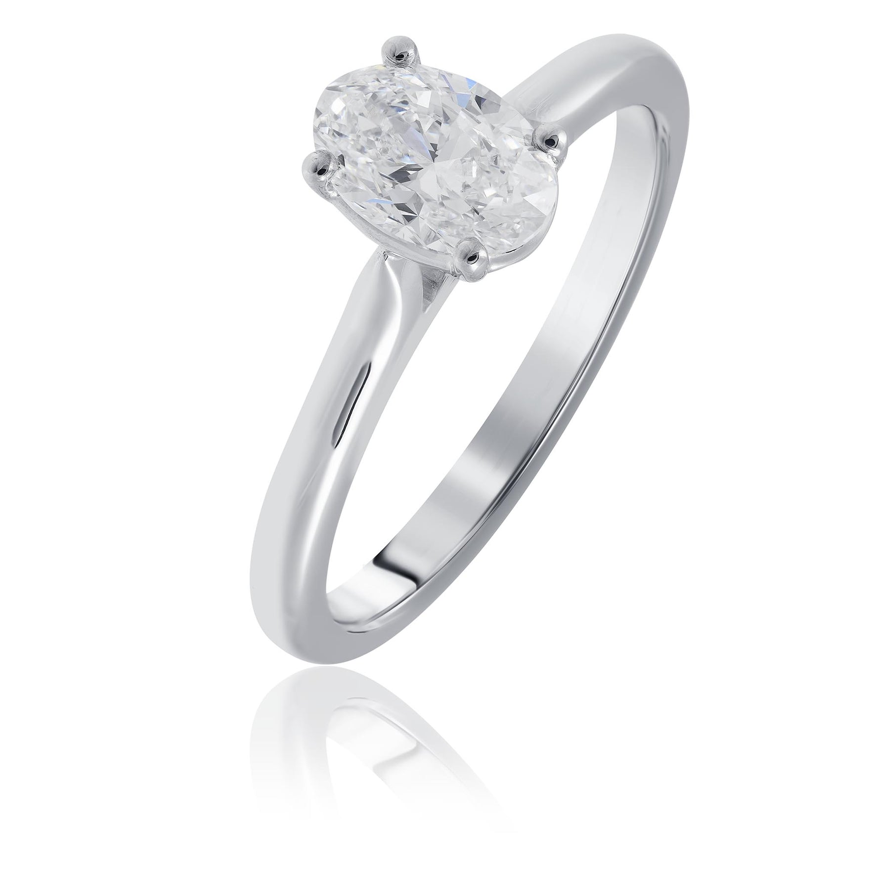 oval cut engagement ring Brisbane