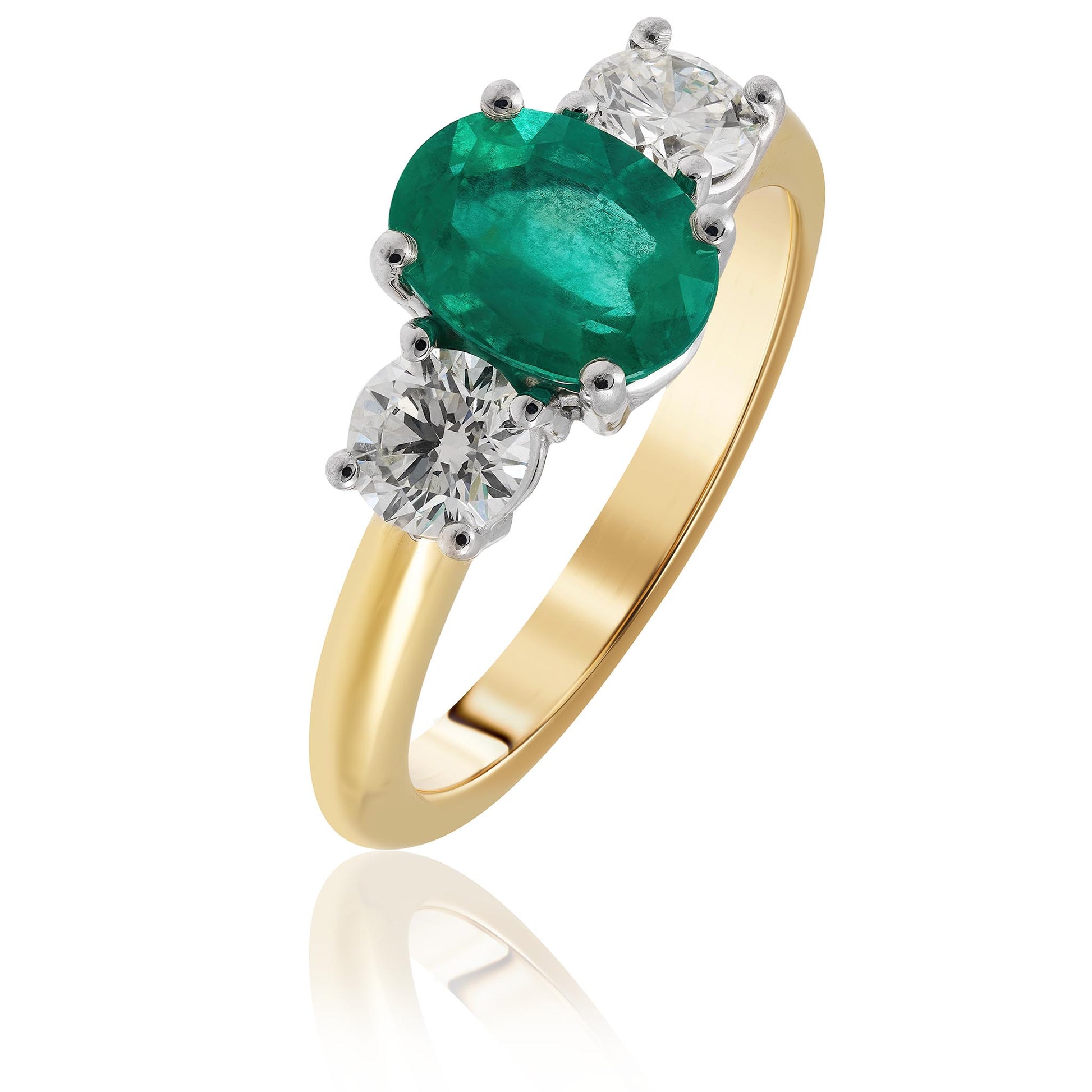 Emerald Coloured gemstone Ring Brisbane