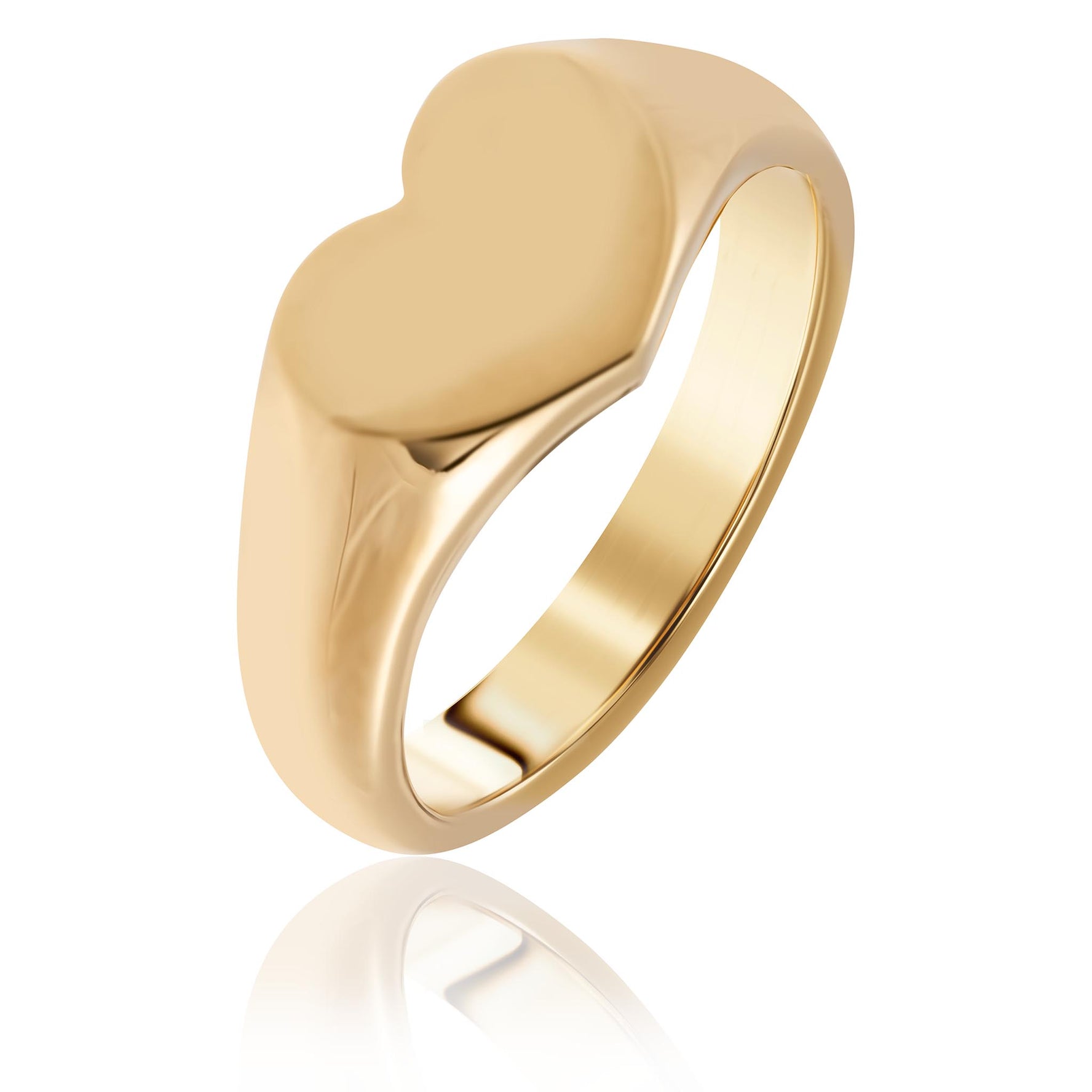 Yellow Gold signet ring Brisbane