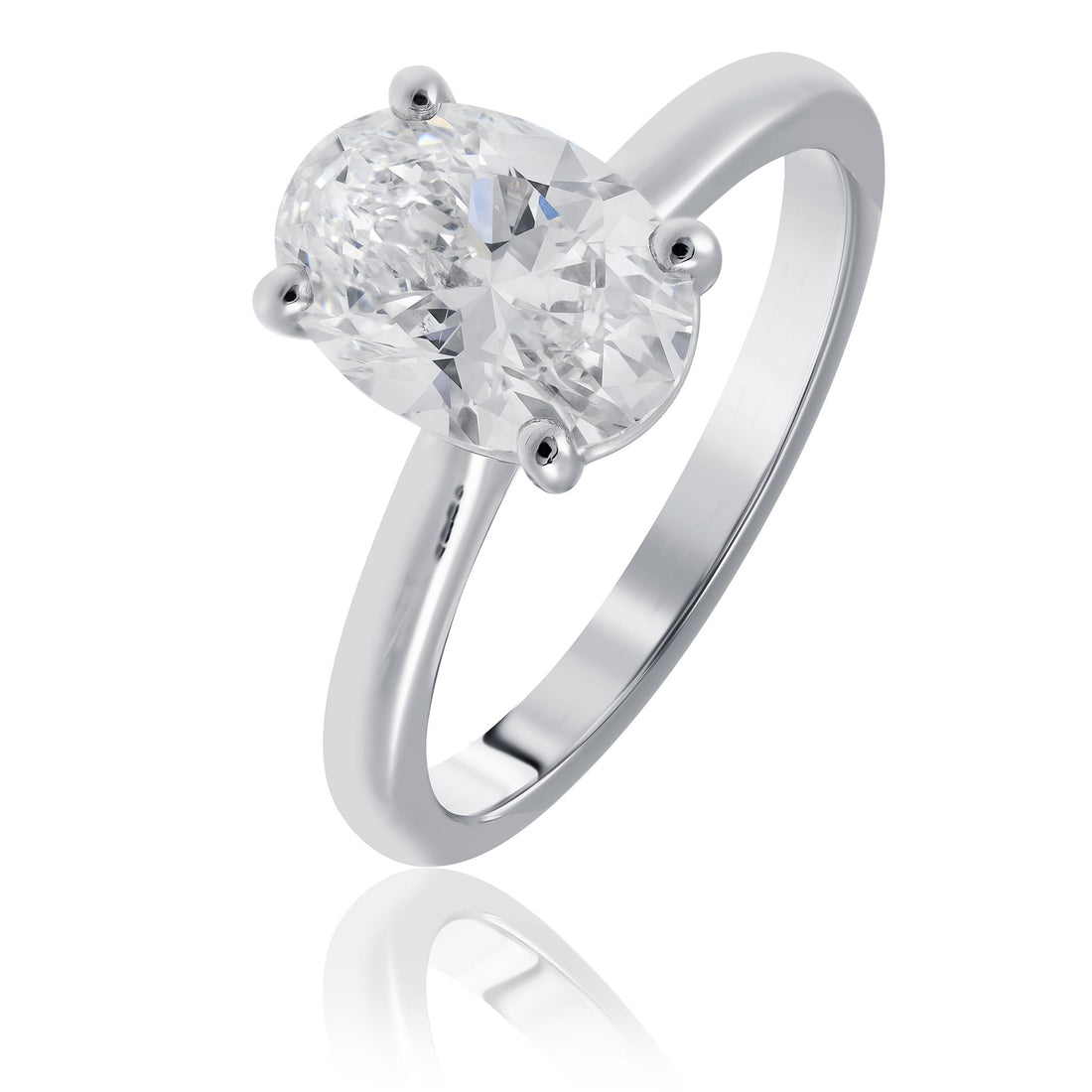 2ct Oval Cut Diamond Engagement Ring