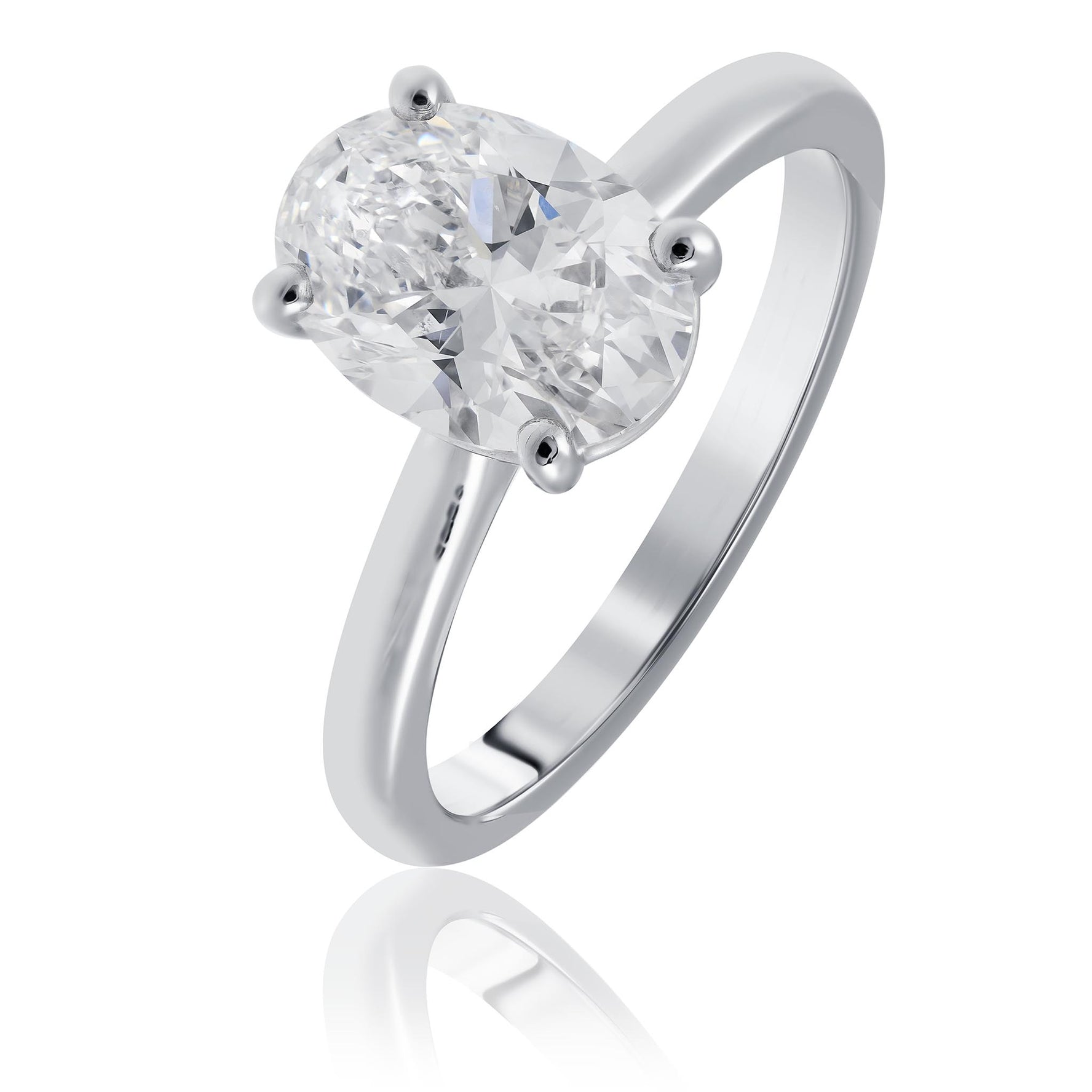 2ct Oval Cut Diamond Engagement Ring