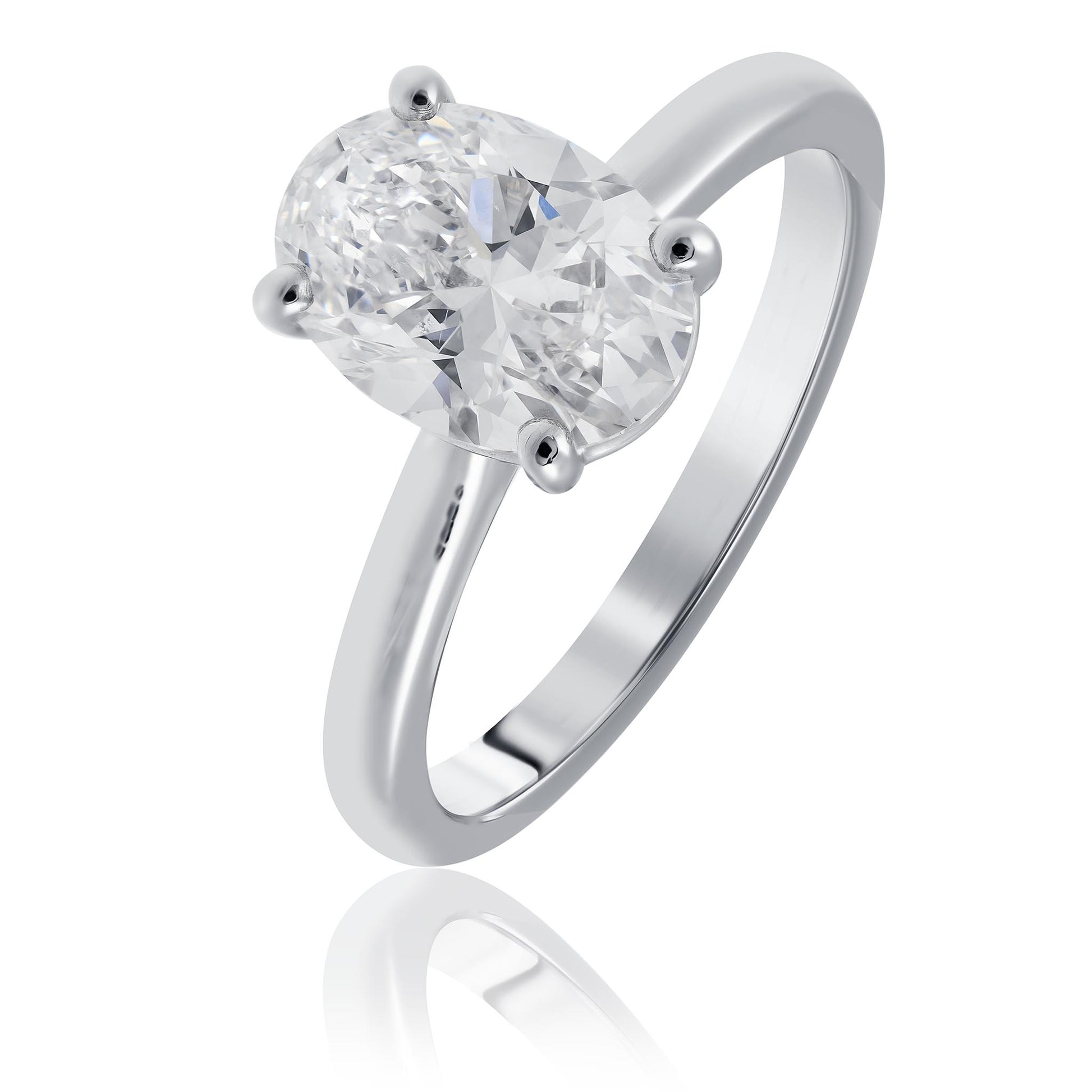 2ct Oval Cut Diamond Engagement Ring