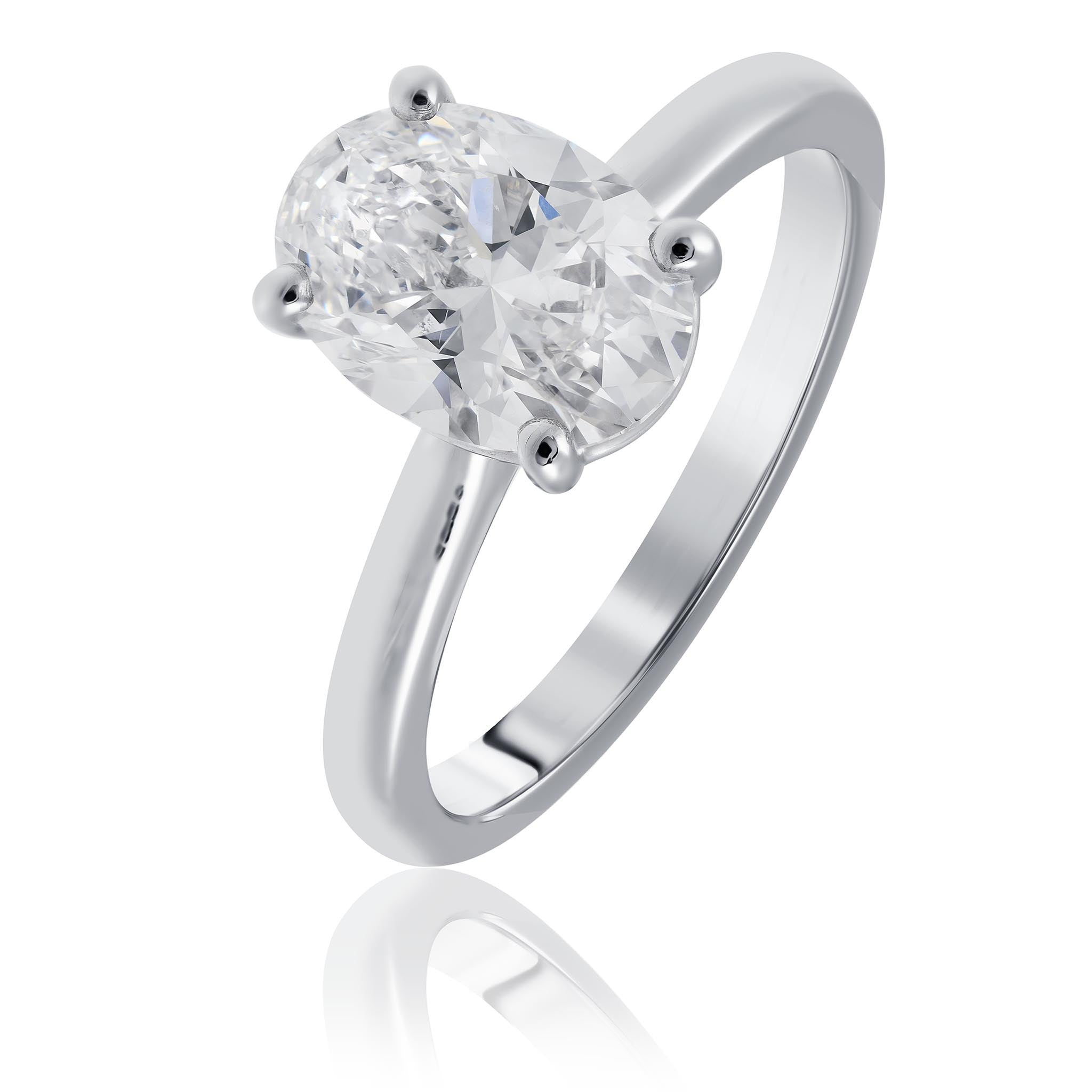 2ct Oval Cut Diamond Engagement Ring