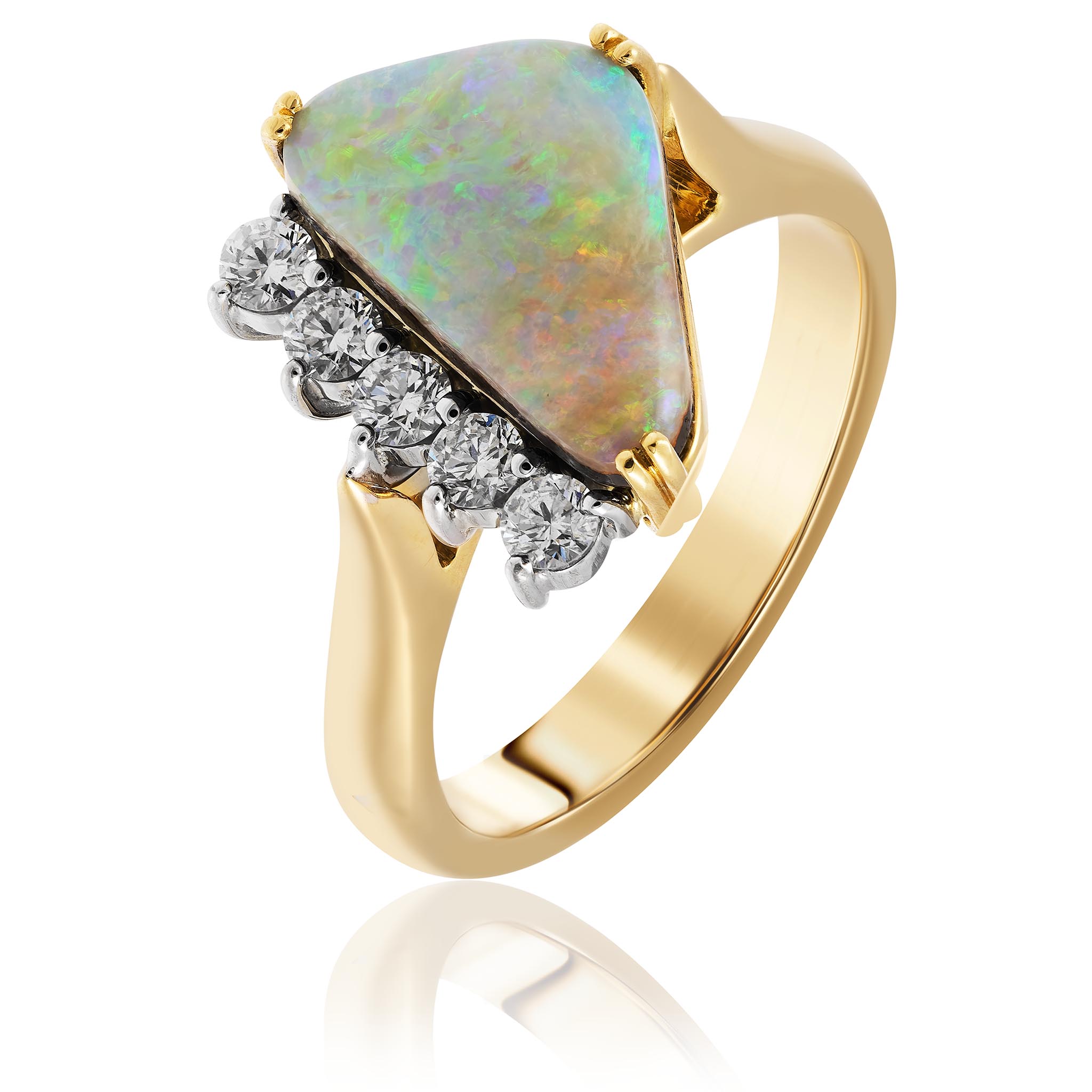 Opal and Diamond Ring Brisbane