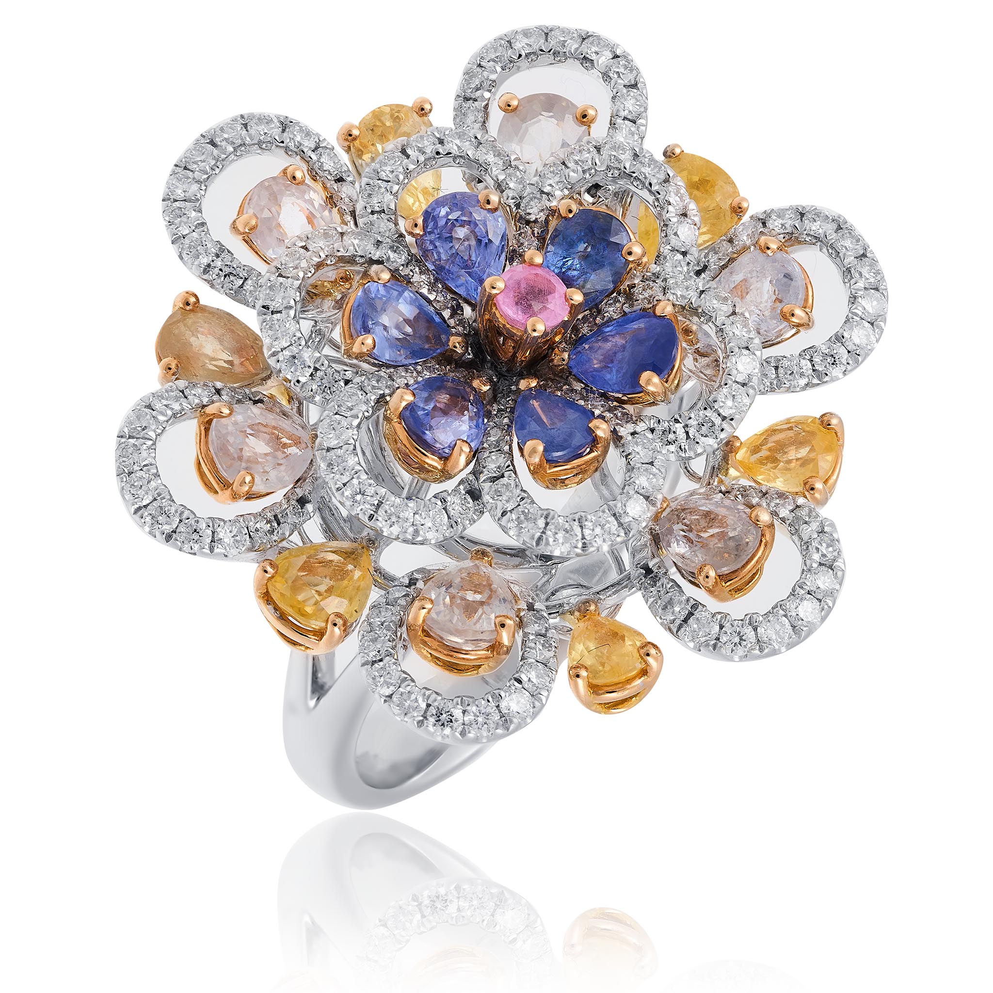 Sapphire and diamond ring