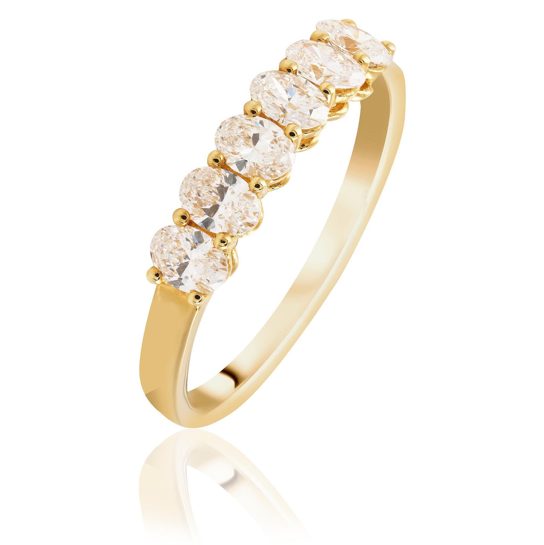 Oval Cut Diamond Wedding Ring