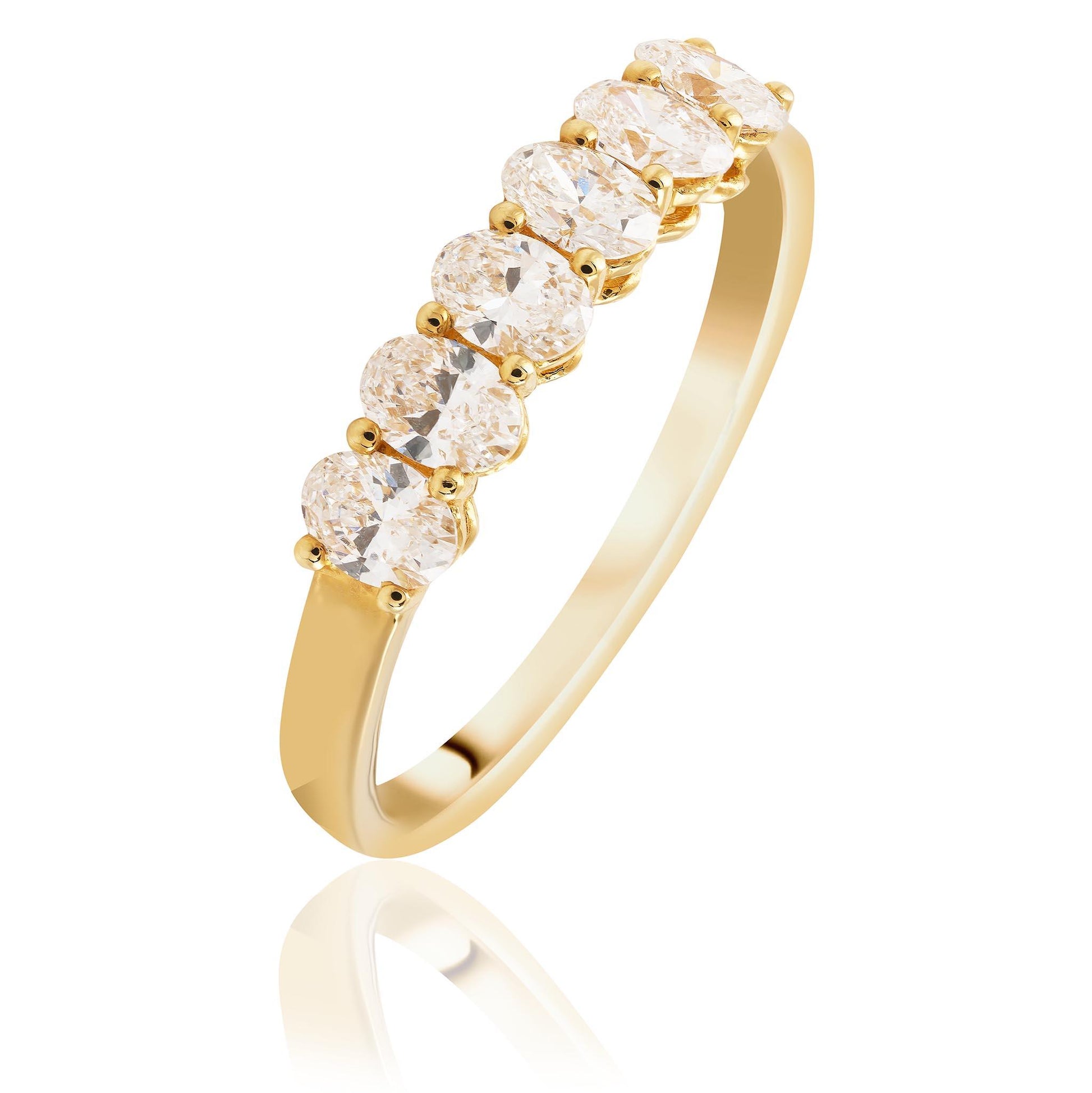 Oval Cut Diamond Wedding Ring