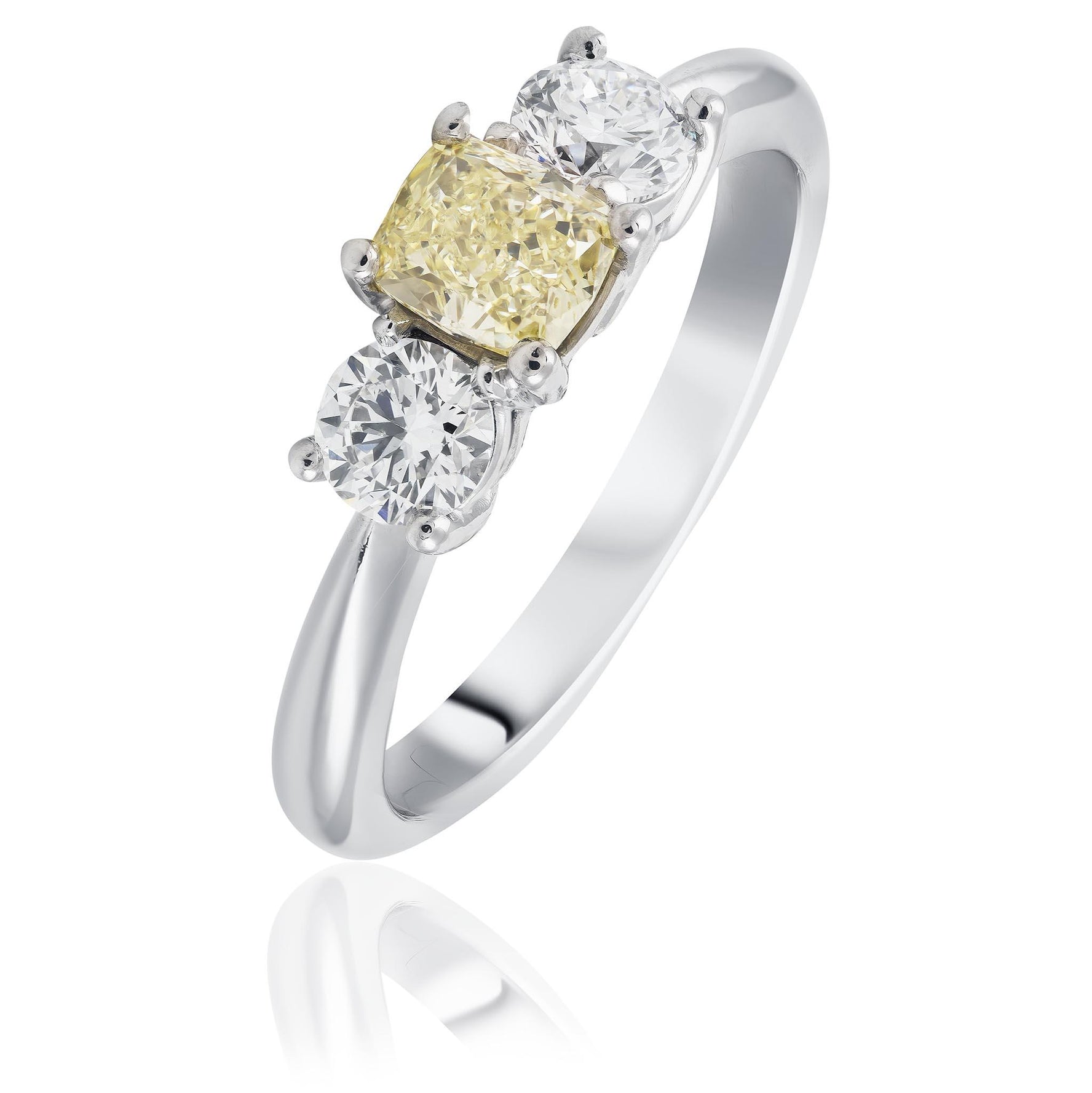 Yellow Diamond Engagement Ring
