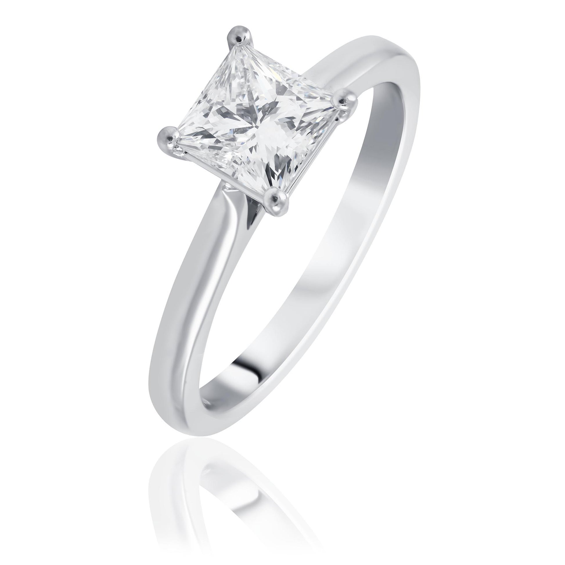 Princess Cut Solitaire Engagement Ring