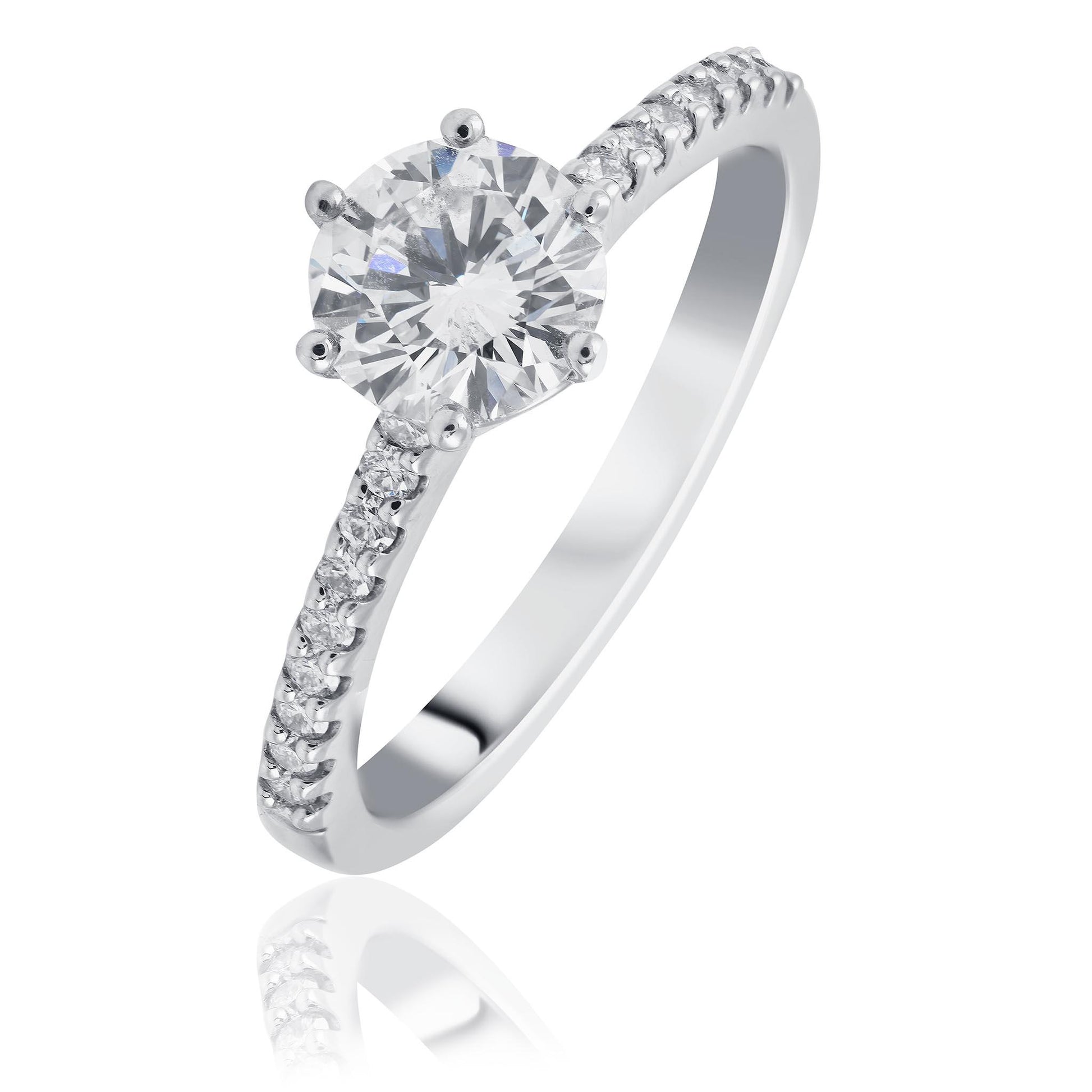 Round Brilliant Cut Diamond Engagement Ring