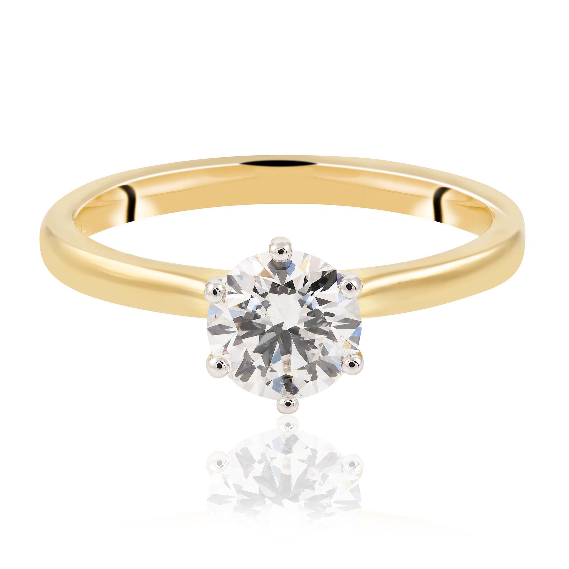 Yellow Gold Diamond Engagement Ring