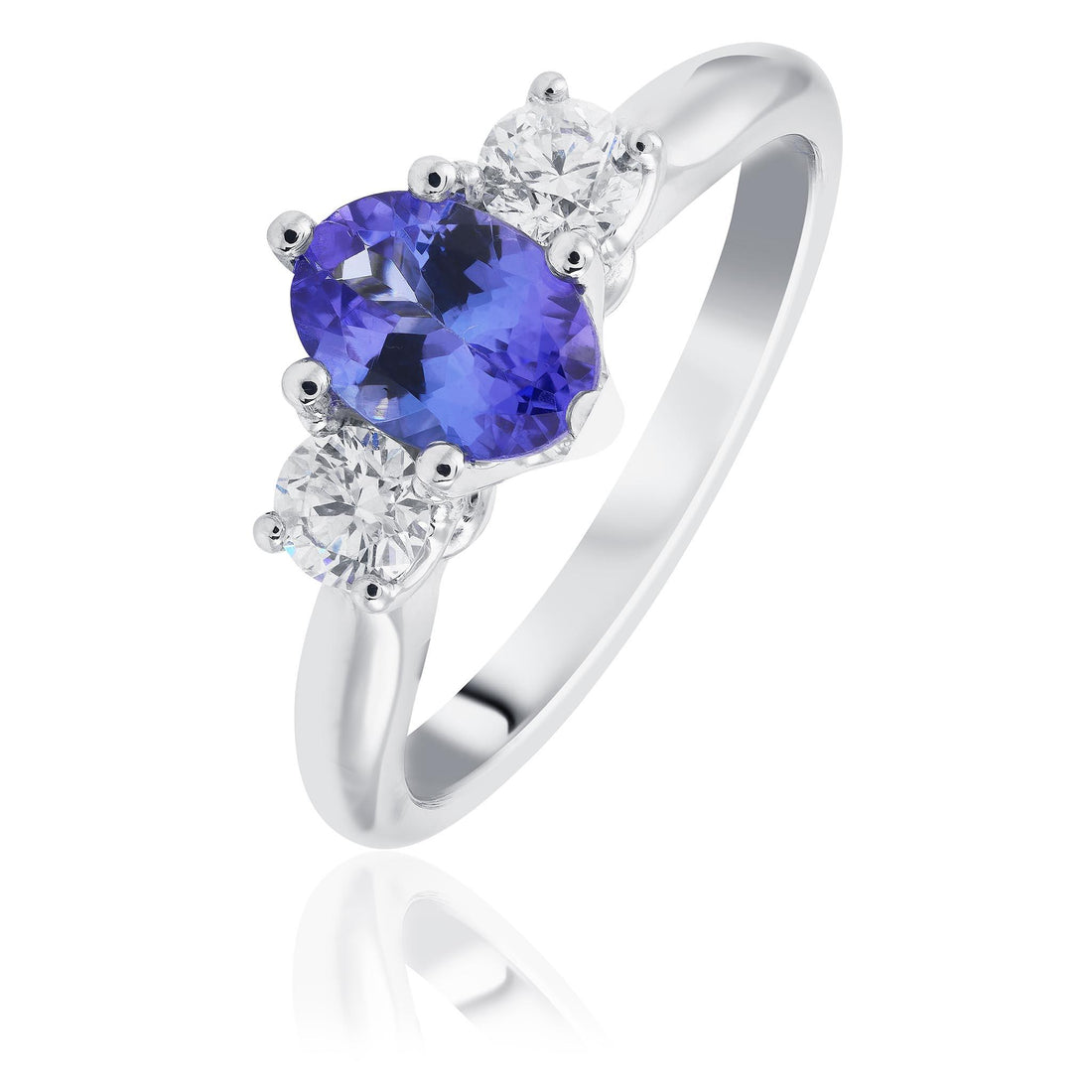 Tanzanite and Diamond Ring