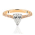 Pear Cut Diamond Ring