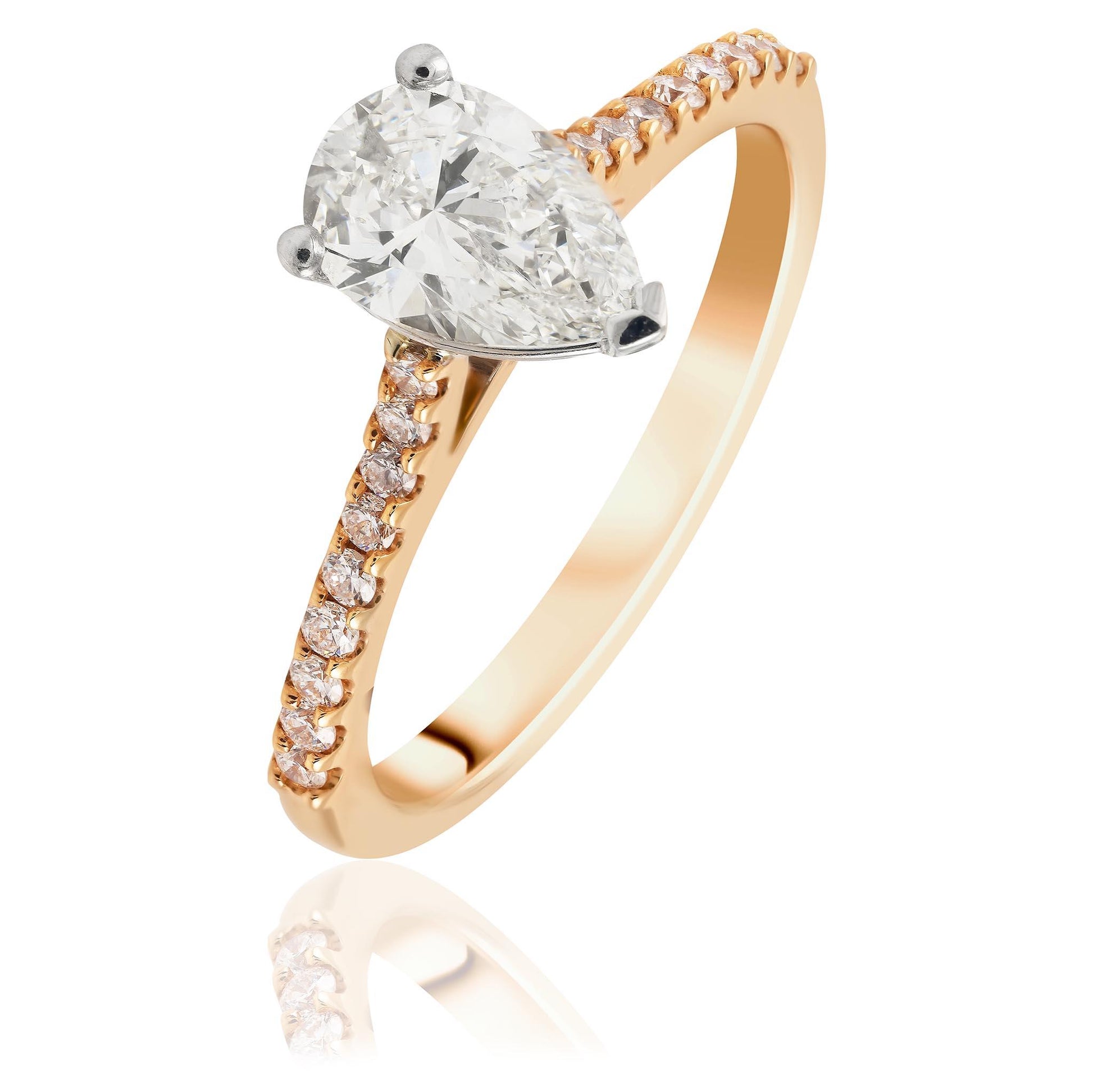 Pear Cut Engagement Ring