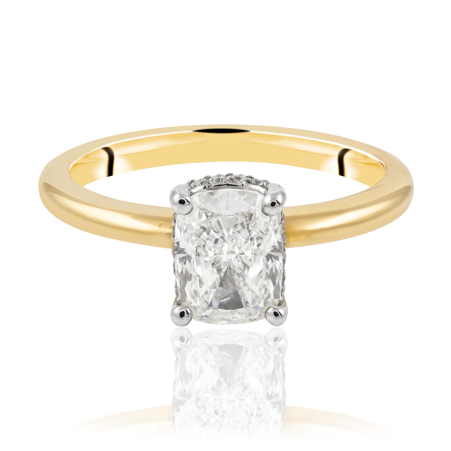 Cushion Cut Engagement Ring