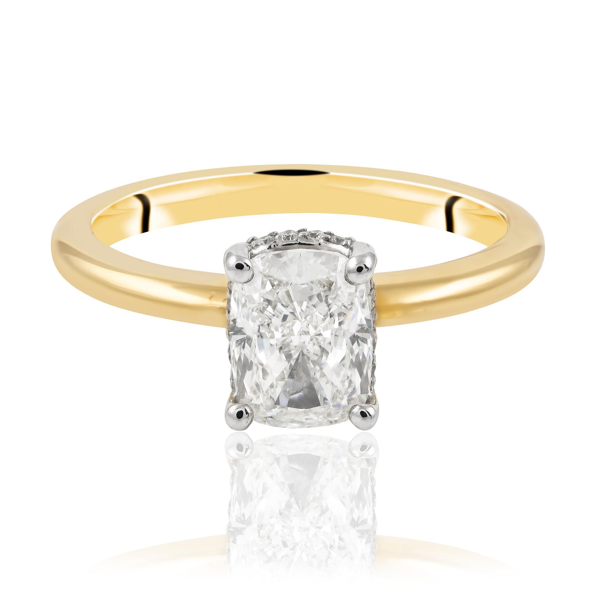 Cushion Cut Engagement Ring