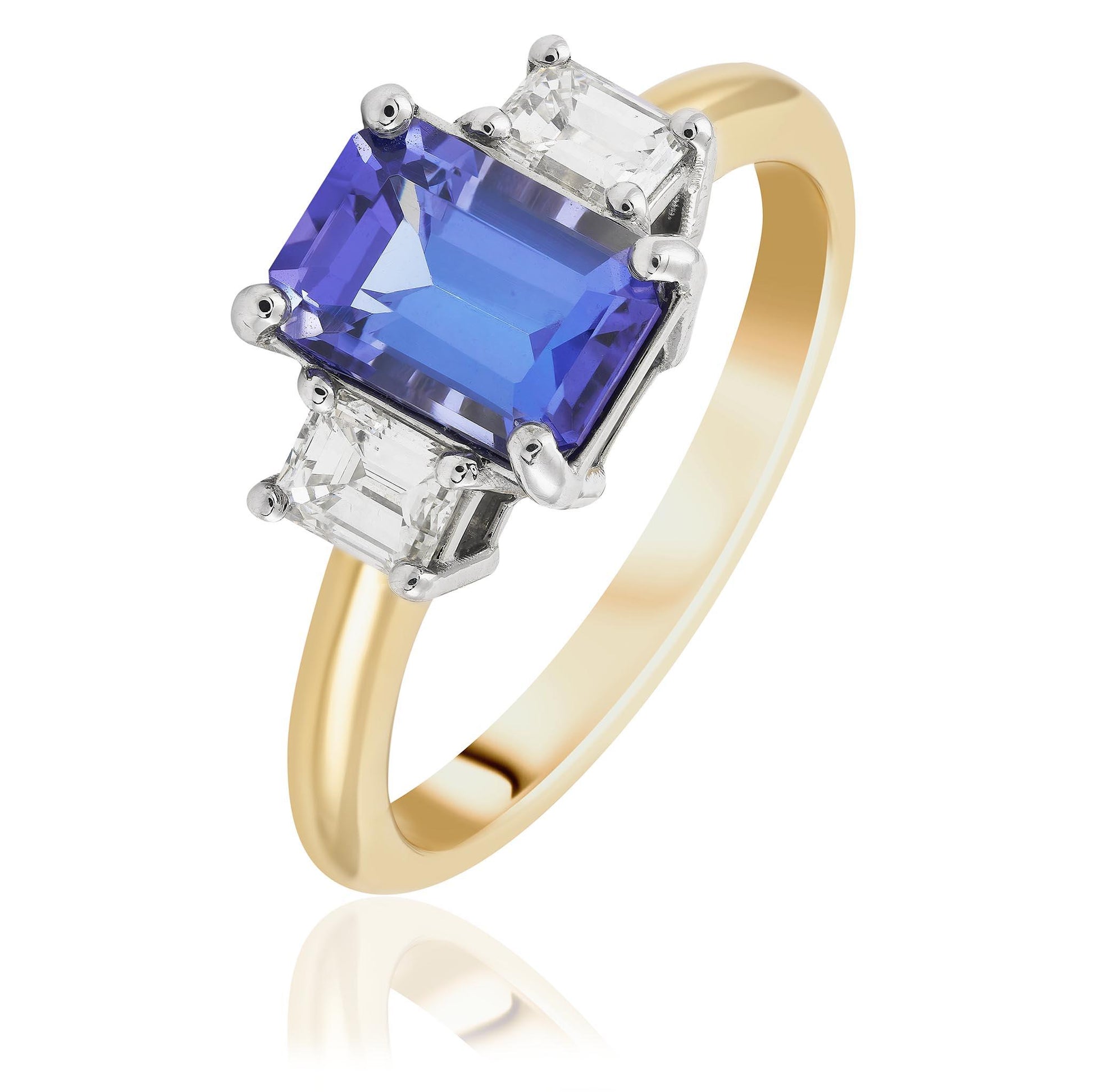 Tanzanite and Diamond Ring