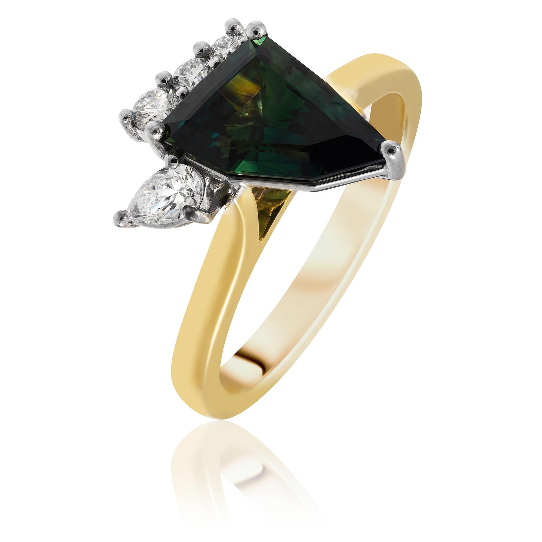 Unique sapphire ring