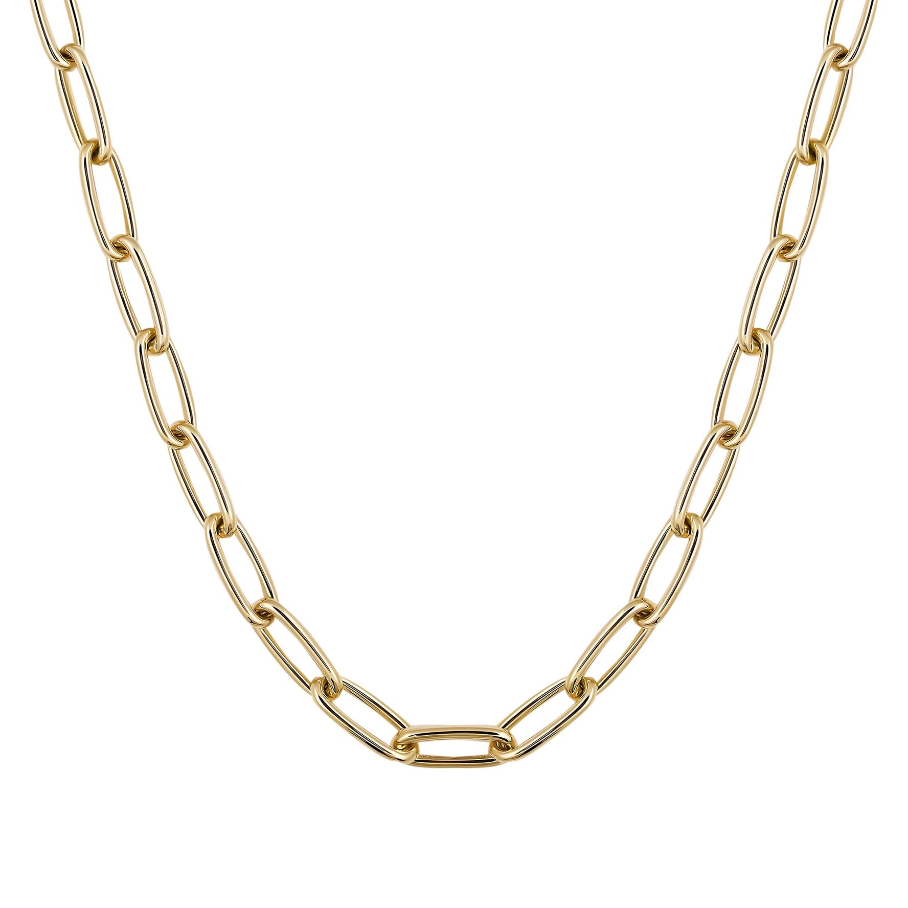 9ct Paperclip Necklet