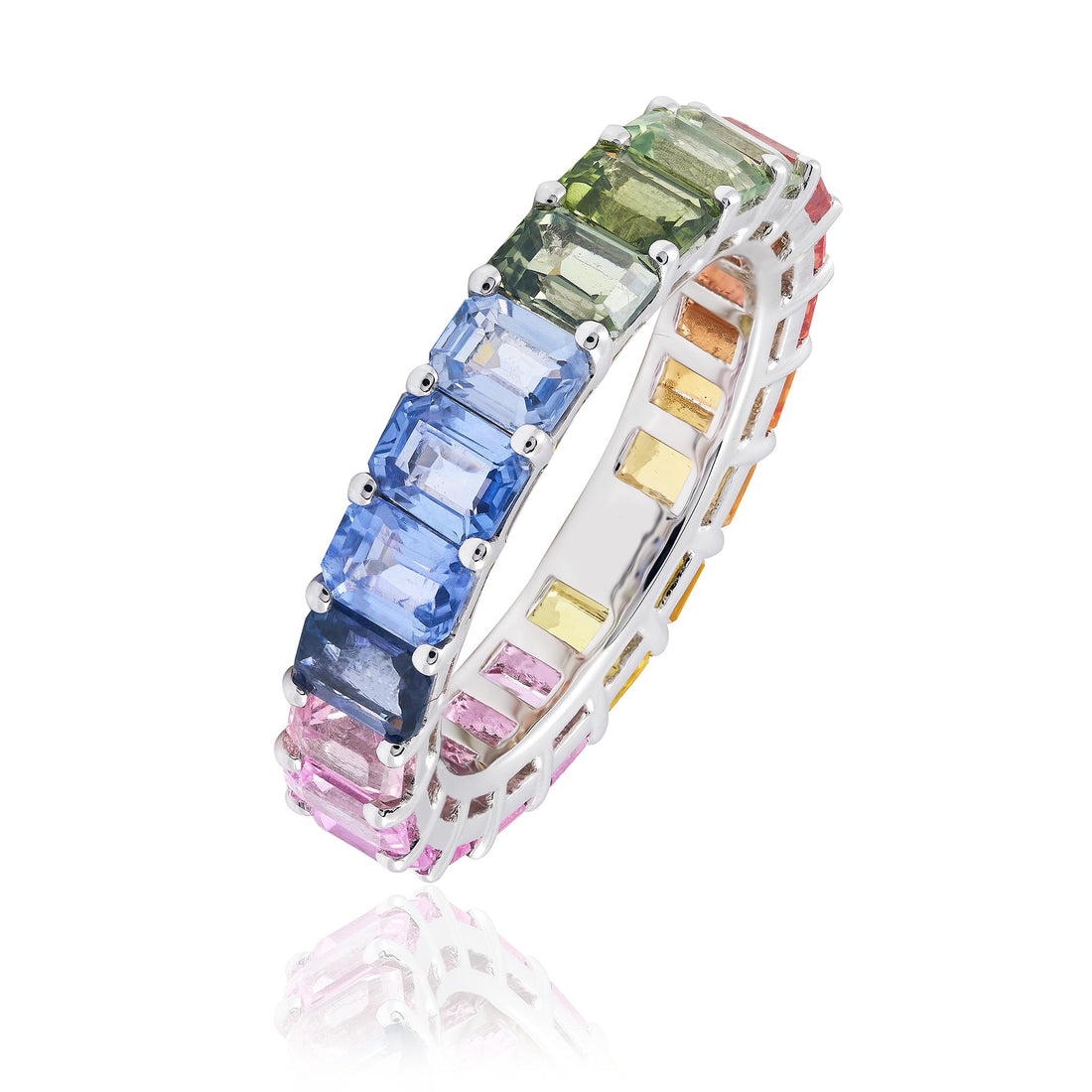Rainbow Sapphire Ring