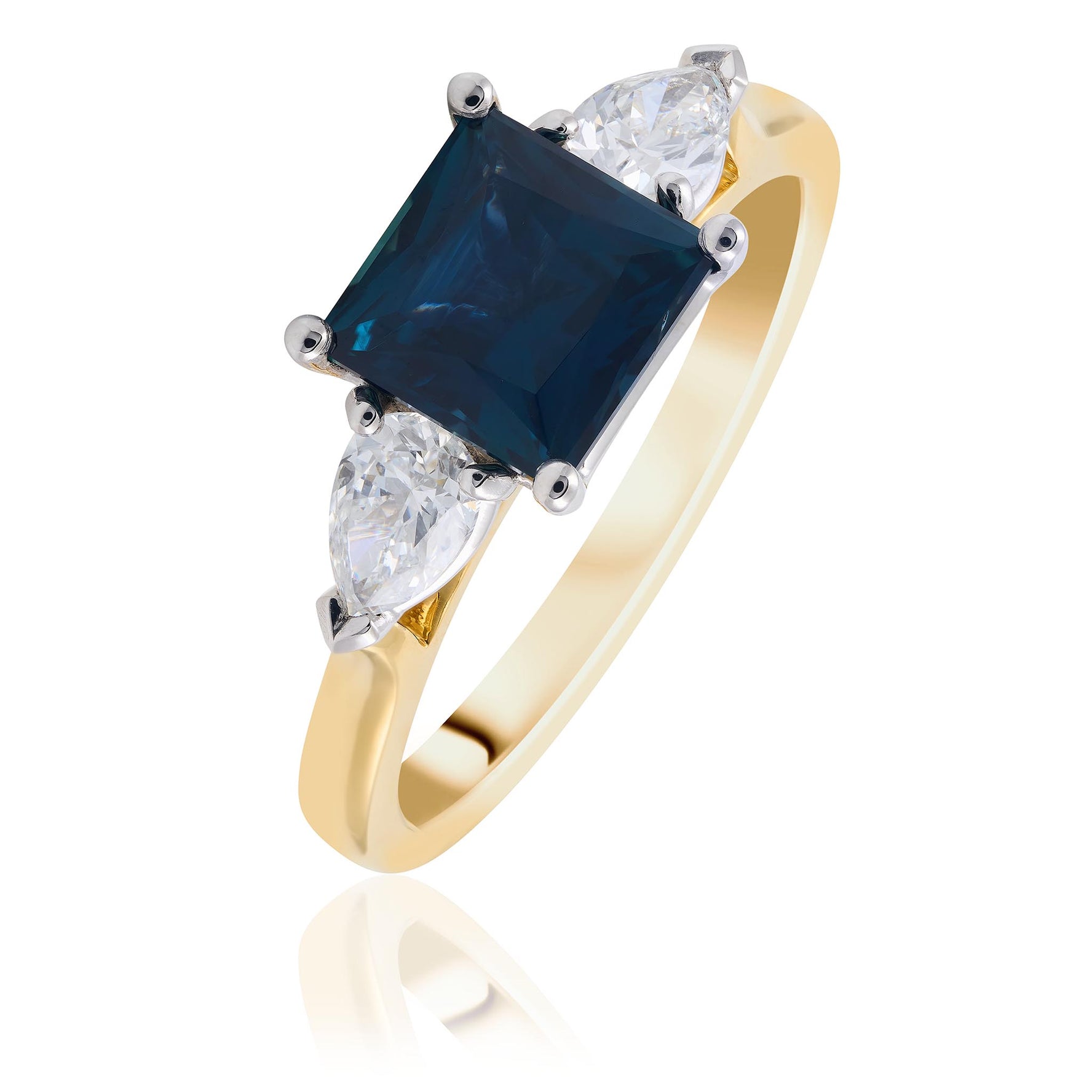 Inverell sapphire engagement ring