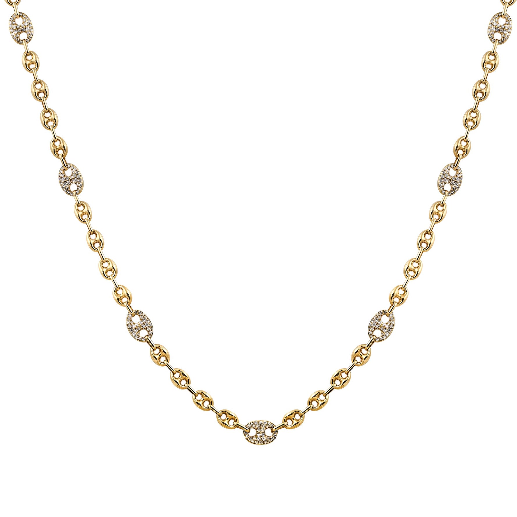 Diamond Disk Necklet