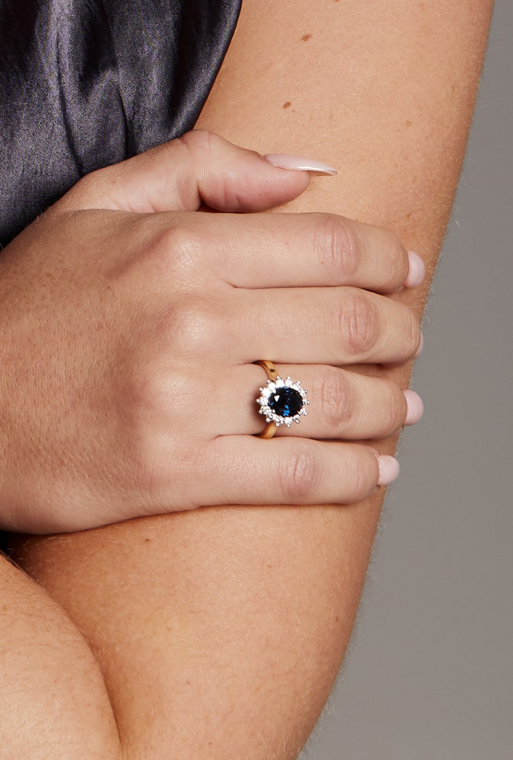 Inverell Sapphire and Diamond Halo