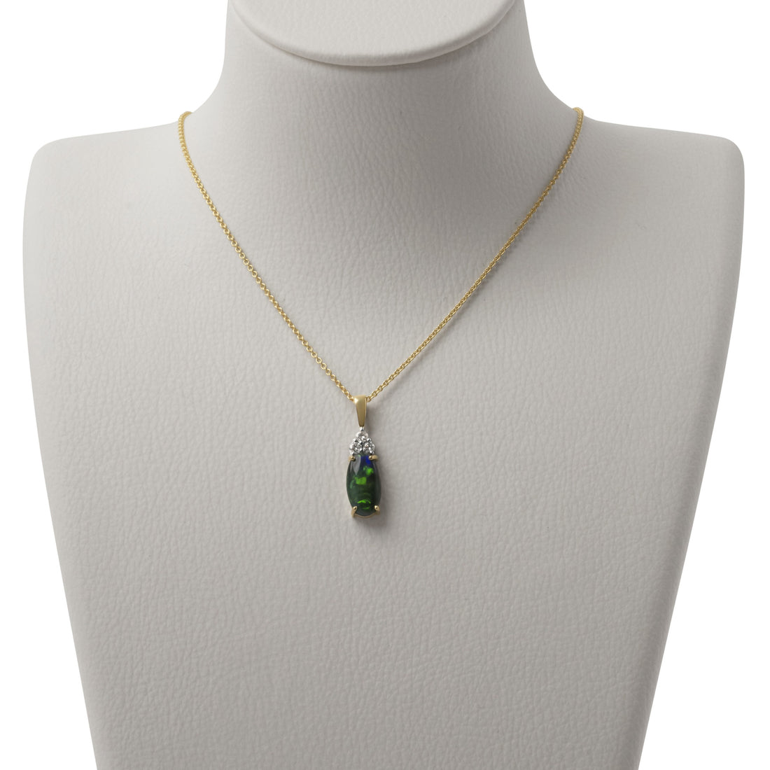 Lighting Ridge Bolder Opal & Diamond Pendant
