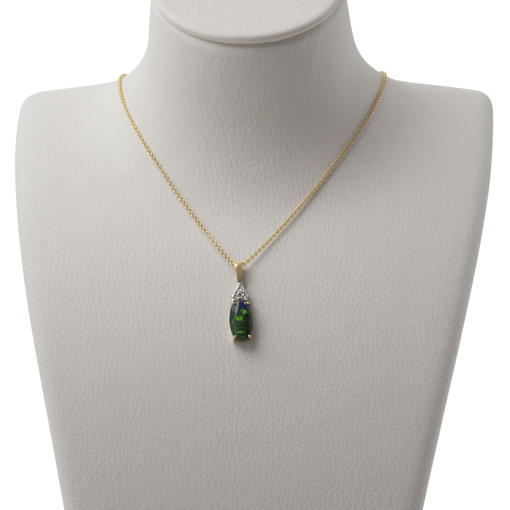 Lighting Ridge Bolder Opal & Diamond Pendant