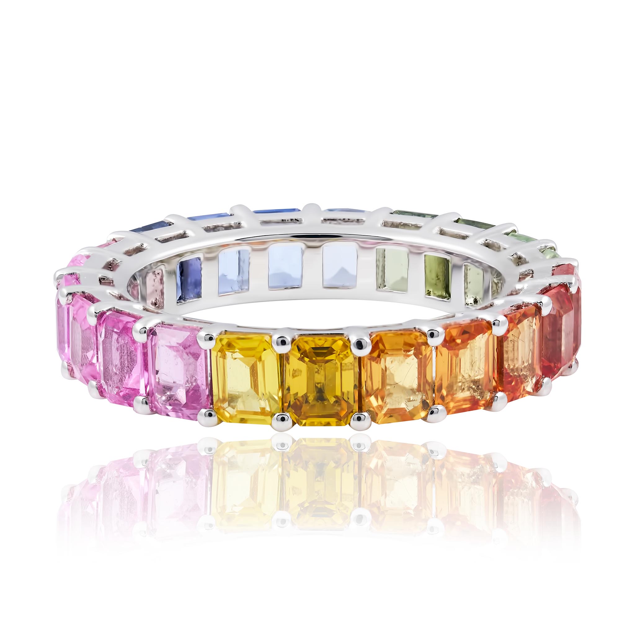 Sapphire Rainbow Full Hoop